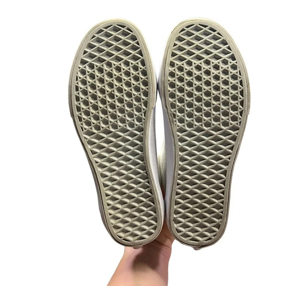 Vans Old Skool Unisex White/Marshmallow Low Top Lace-Up Sneakers Men 5.5/Women 7 - Picture 6 of 7